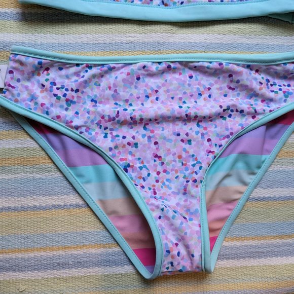 ⭐ NWOT Eddie Bauer Reversible sporty bikini XL 14/16 - Picture 9 of 12